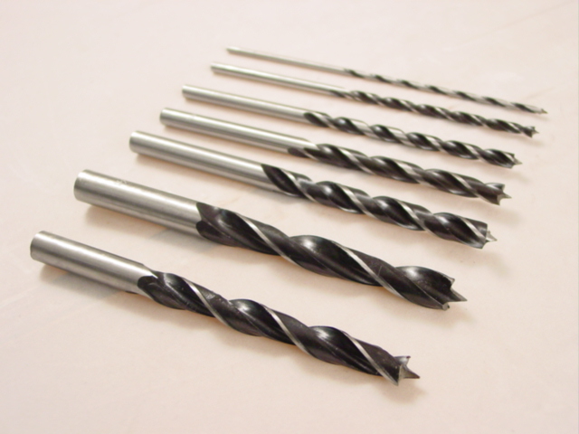 Lot 5:  Brad Point DRILL Bits 7pc Kits - 35 Bits SALE $