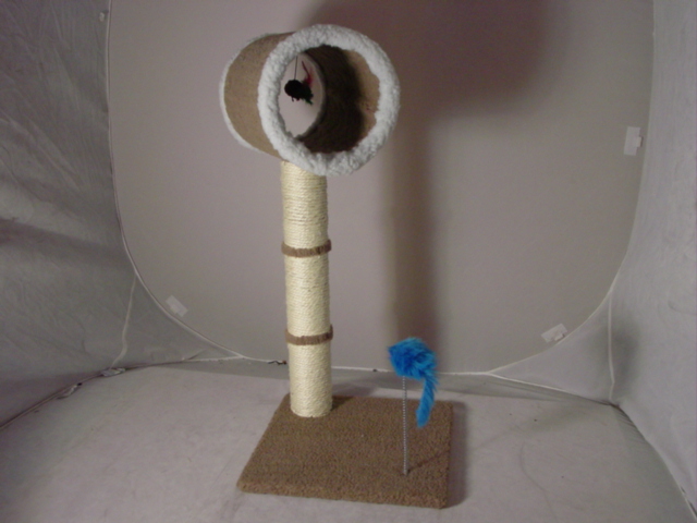 .039 PET TUNNEL w. PLATFORM + SWAT TOYS - BROWN FUR