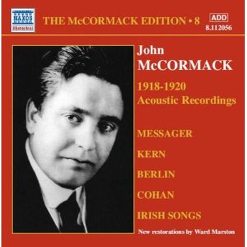John Mccormack - V8: Acoustic Recordings 1918-1920 - Cd