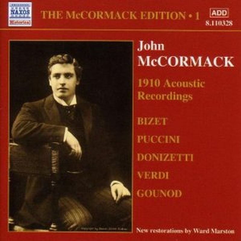 John Mccormack - Vol 1 1910 Acoustic Recordings - Cd