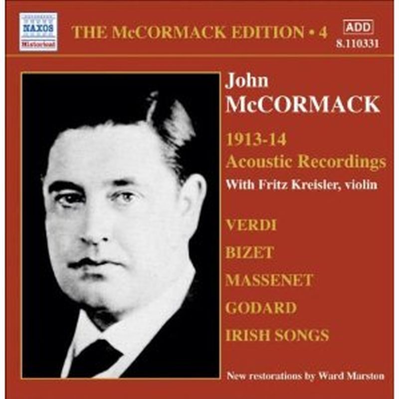 John Mccormack - Vol 4 1913 - 14 Acoustic Recordings - Cd