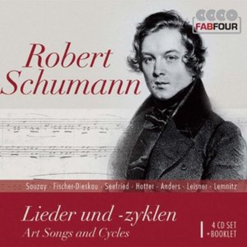 Robert Schumann - Art Songs And Cycles - 4 Cd+booklet
