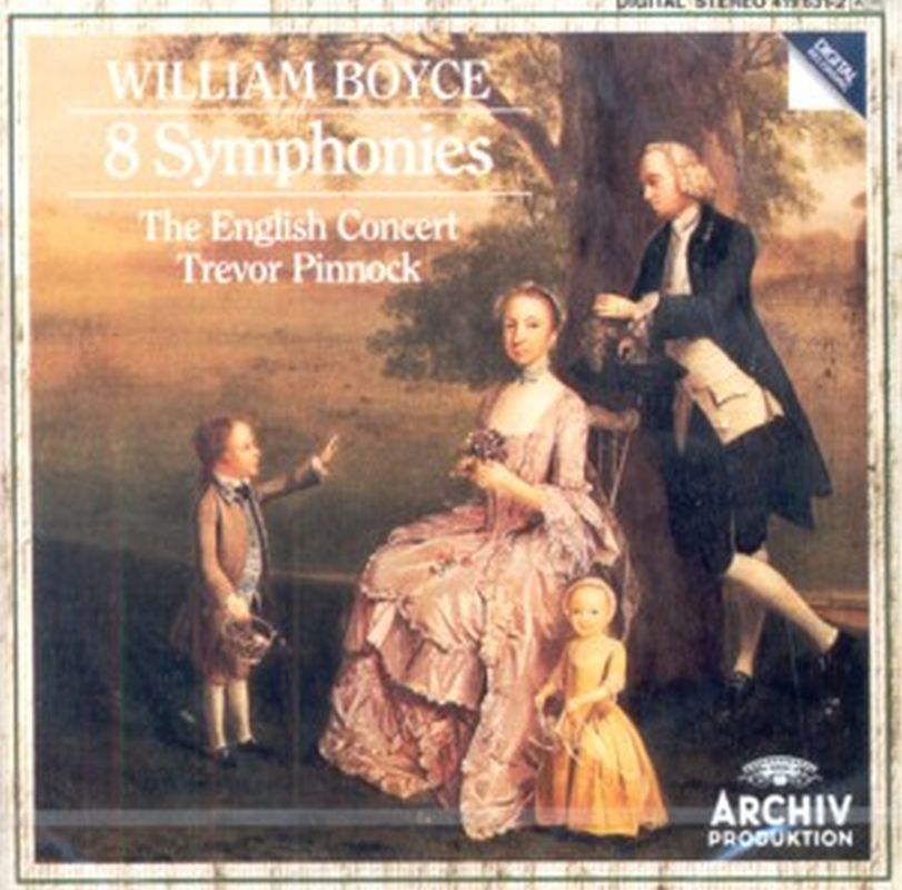 William Boyce - Symphonies 1- 8 - Cd