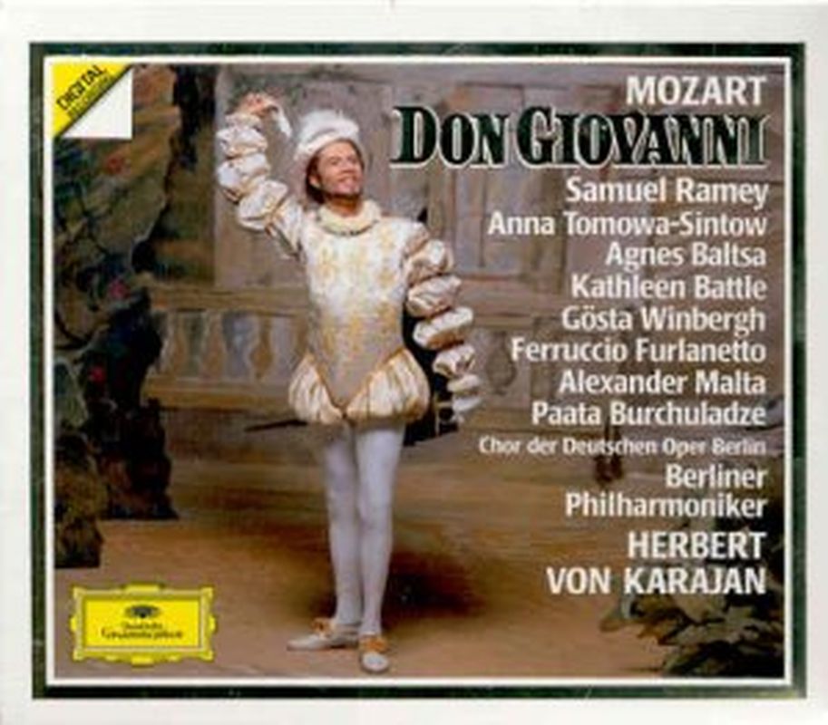 Mozart - Don Giovanni (samuel Ramey/karajan - 3 Cd Set)
