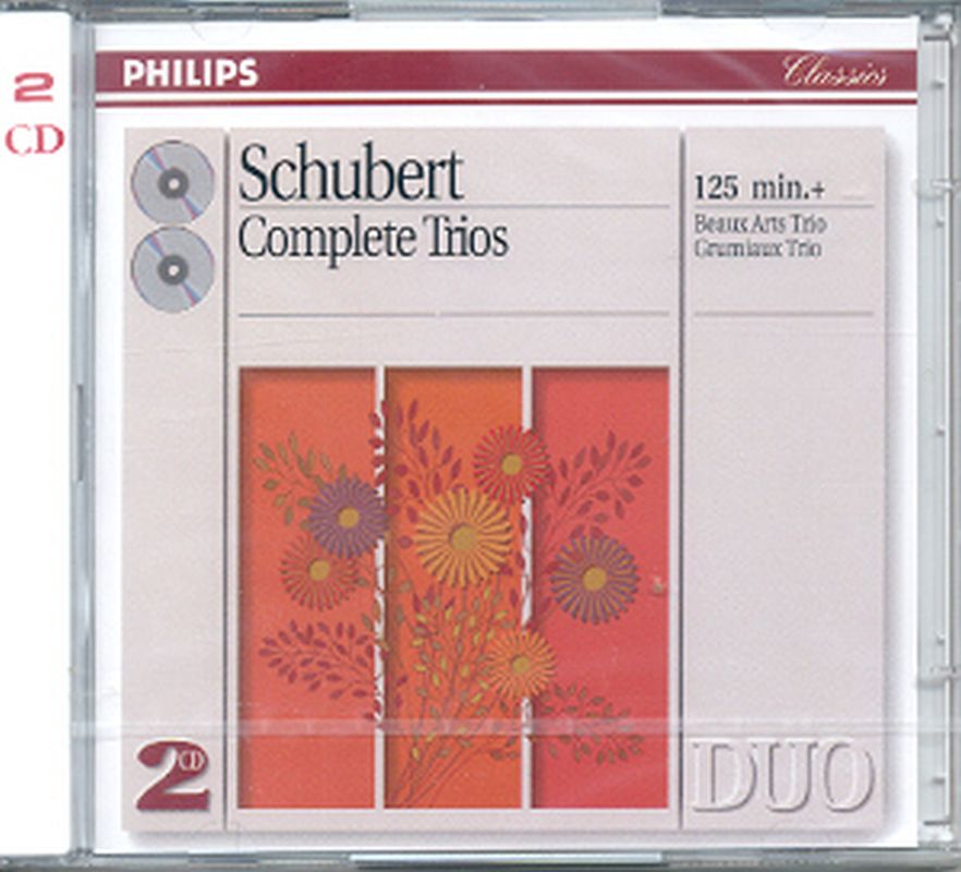 Schubert - Complete Trios (beaux/grumiaux Trios - 2 Cd Set)