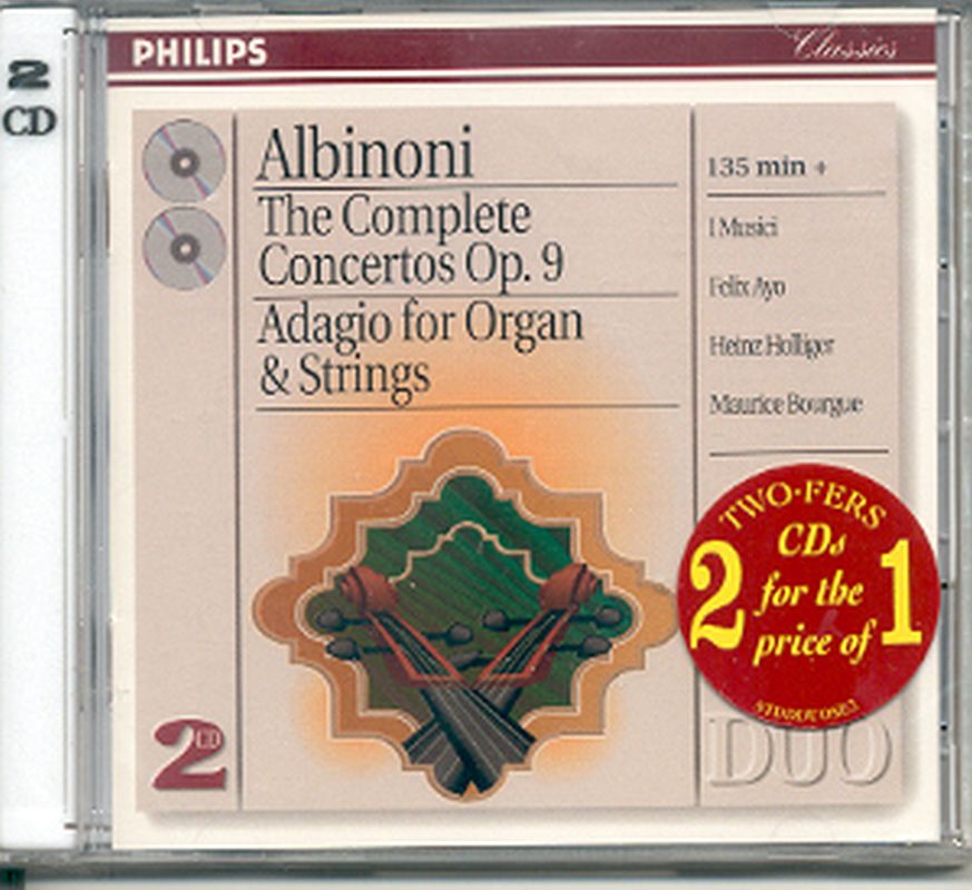 Albinoni Complete Oboe Concertos Records, Vinyl and CDs Hard to Find