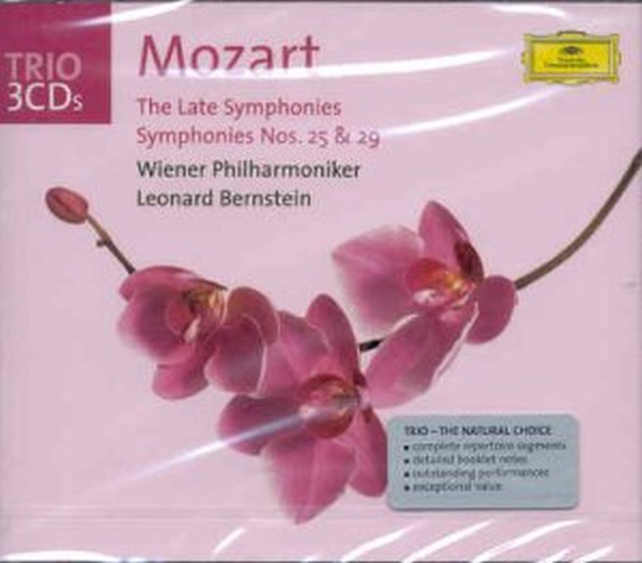 Mozart - The Late Symphonies (leonard Bernstein - 3 Cd Set)