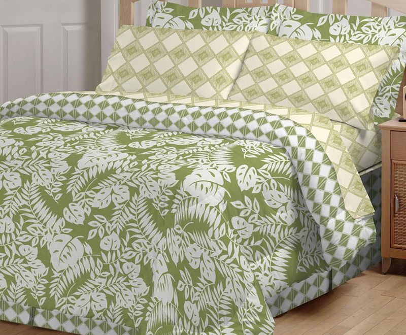 5pcs Waverly Banana Leaf Bed in A Bag Bedding Set Twin