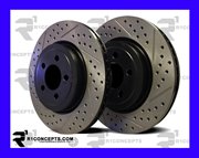 Combo Premium 006: Monte Carlo 2005 Drill Slot Front & Rear Brake Rotors