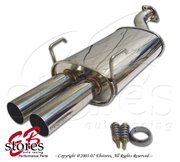 MRMUABEHF0607: Megan Axle Back Muffler Exhaust Honda Fit 06 07 2007