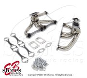 SSH-CSBC350(A): Header Small Block Chevy SBC GM Twin Turbo 350 305 400
