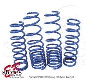 REG-LS-HC9295(A): Blue Lowering Springs Honda Civic 92 93 94 95 LX EX DX