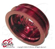 MRPYMM9701R: Underdrive Crank Pulley Mitsubishi Mirage 97 98 99 00 01 Red