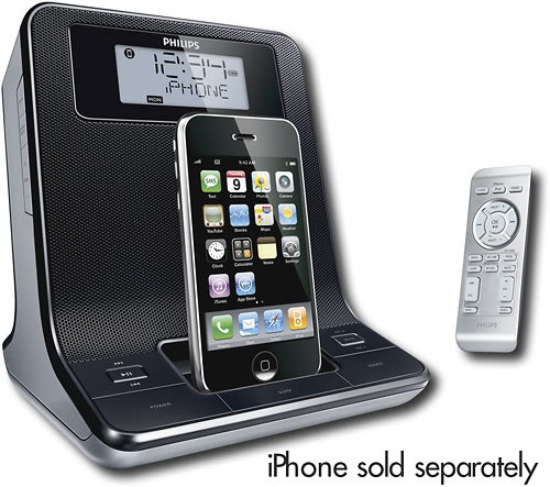 Philips Clock Radio Dock for iPhone/iPod DC320/37