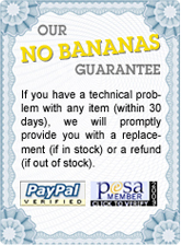 Our No Bananas Guarantee!