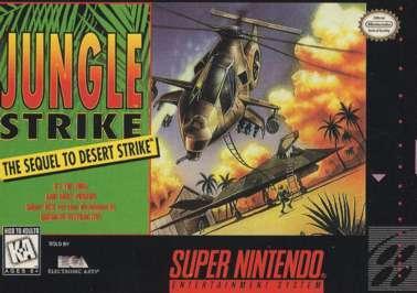JUNGLE STRIKE Desert Super Nintendo SNES PERFECT