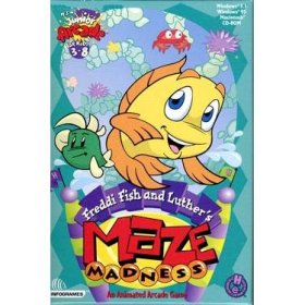 Freddi Fish Luther's MAZE MADNESS PC MAC Game NEW CD
