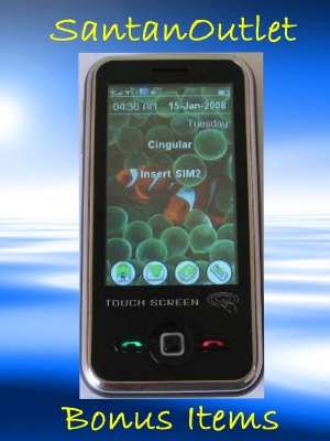 P168 Slim GSM Touch Screen Cell Phone AT&T T-Mobile