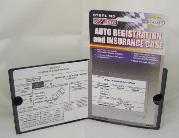 Lot Of 10 Auto Registration And Insurance Card Holder