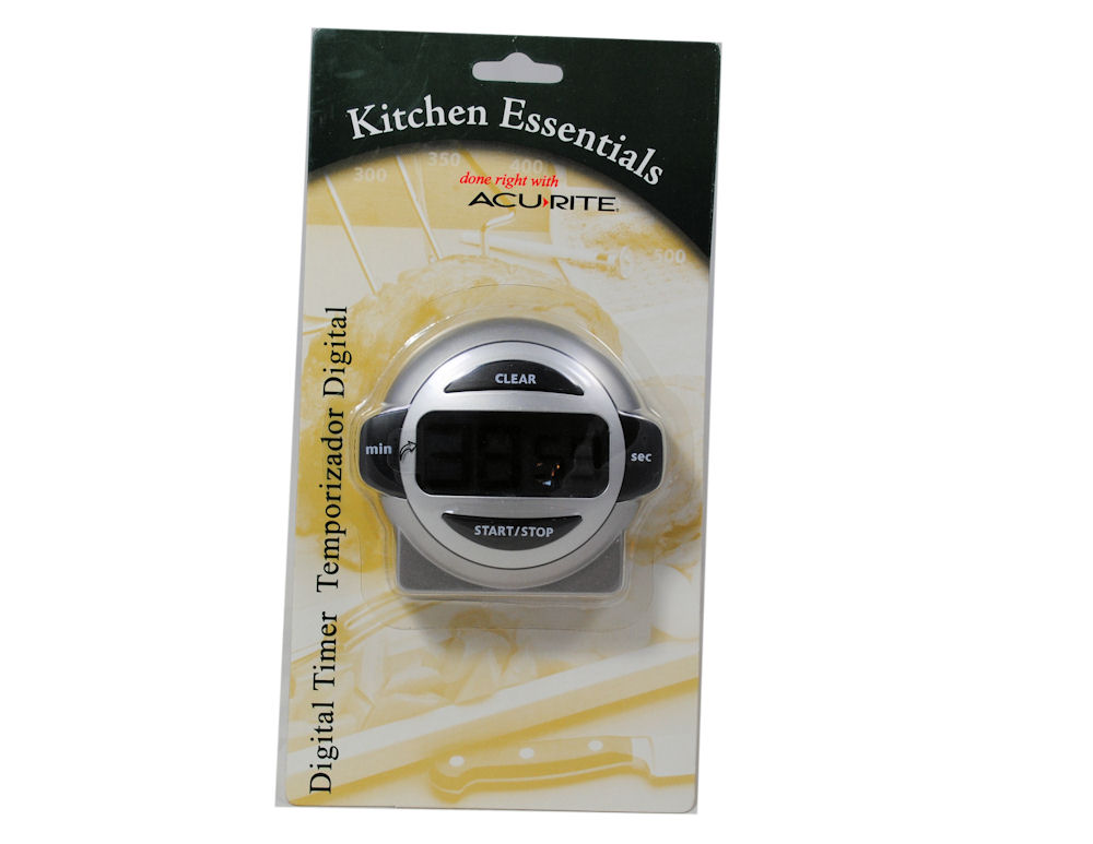 Acurite Digital Timer Kitchen Cooking Silver Ebay