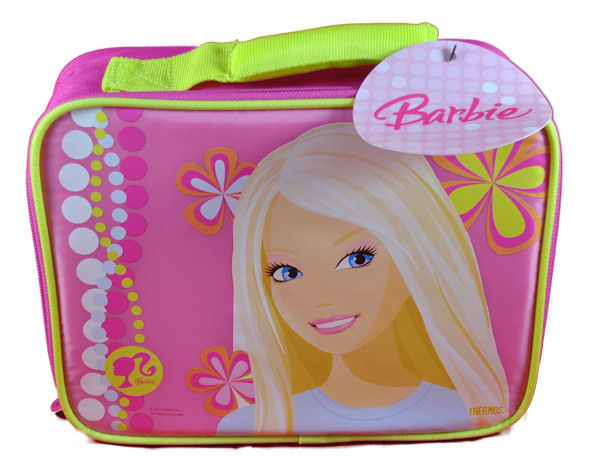 Thermos Insulated Barbie Lunch Box Kit Soft New