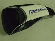 12-grf-460cc-m-drv-whtblk-n: Grafalloy Golf Driver Headcover Black White New