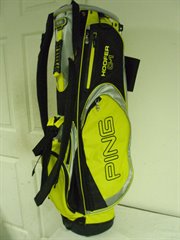 9-png-hoofc1-std-ylw-nsw: Ping Hoofer C-1 Stand Bag Yellow/Black Golf NEW