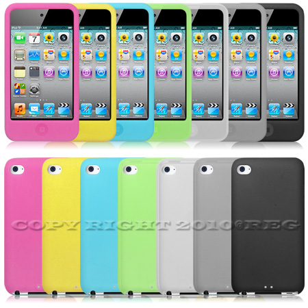 7pcs Silicone Case Cover For Apple iPod Touch 4 4th Generation