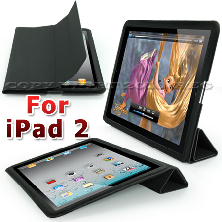 ACCESSORY LEATHER SMART CASE+LCD COVER FOR APPLE IPAD 2  