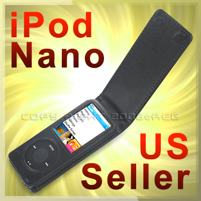  Generation Ipod Nano Case on Black Leather Case Cover For Ipod Nano 4th 4 Generation   Ebay