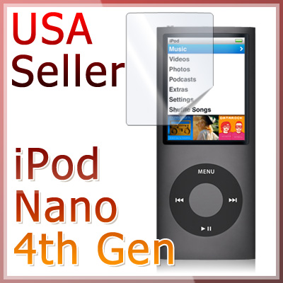 Ipod Nano Screen Protectors on Lcd Screen Protector For Ipod Nano 4g 4th Gen Accessory   Ebay