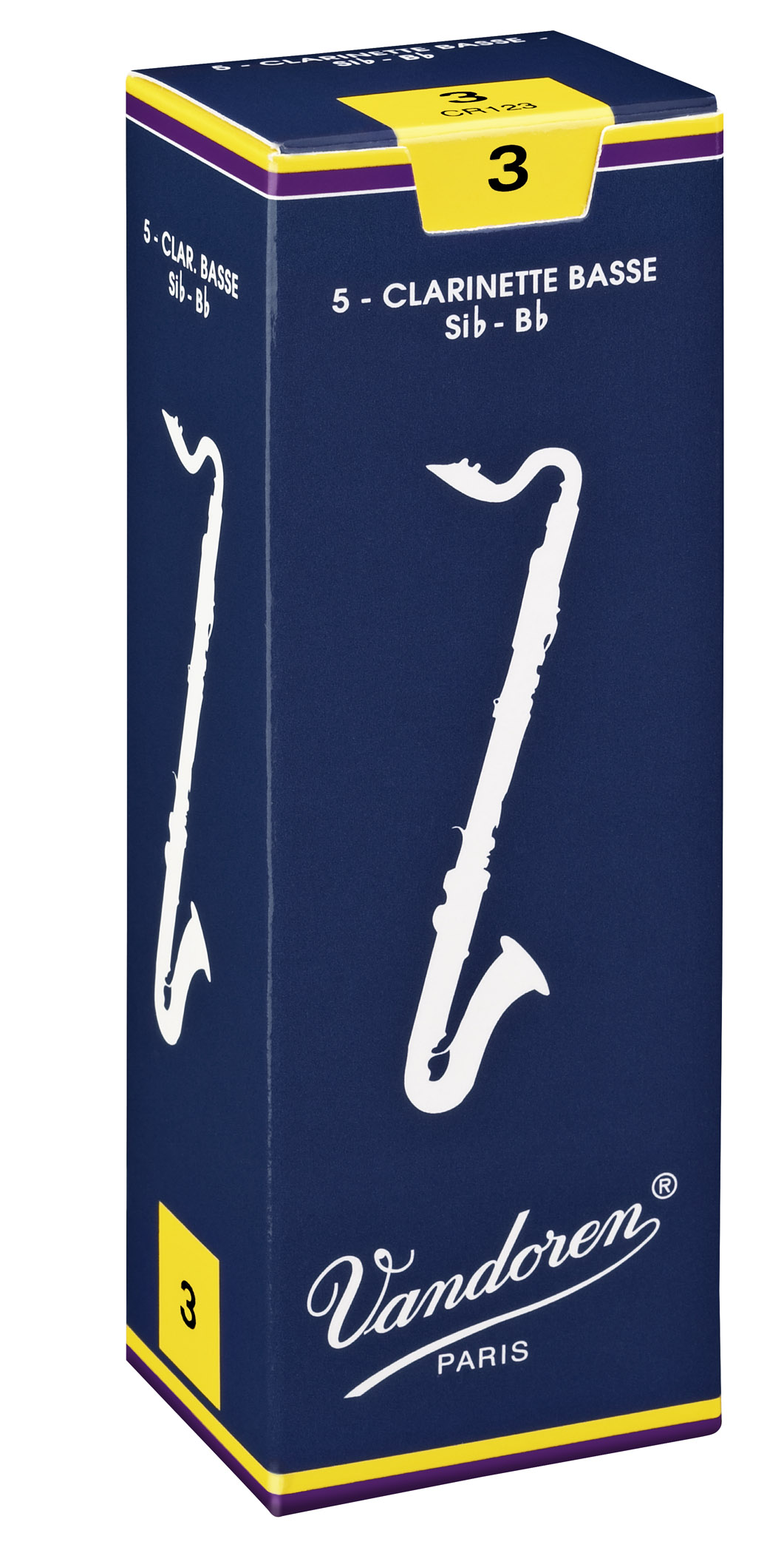 Vandoren 5 Bass Clarinet Reed #3.5