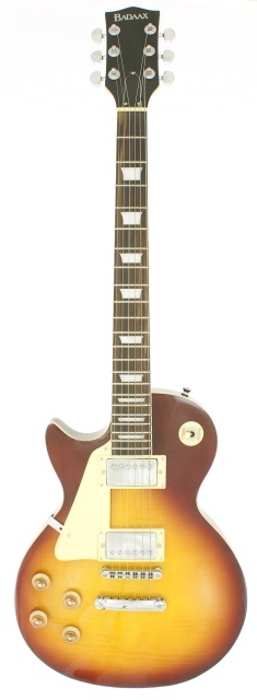 Badaax LP1 Antique Burst Lefty Electric Guitar with FREE case