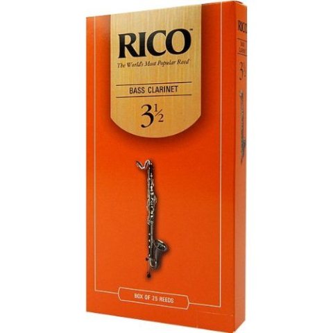 Rico Bass Clarinet #2.5 Reeds (10 to a box) Reeds