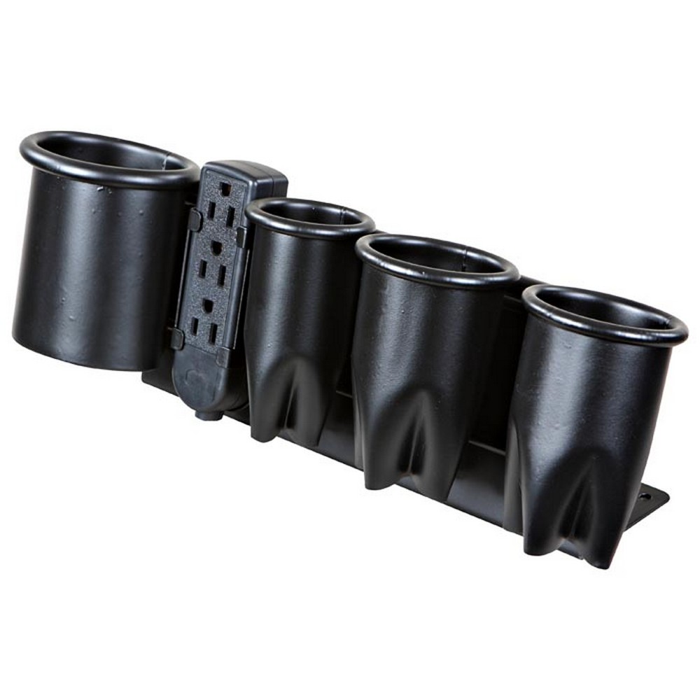 Salon or Spa Desktop Appliance Holder with Outlet AH-07