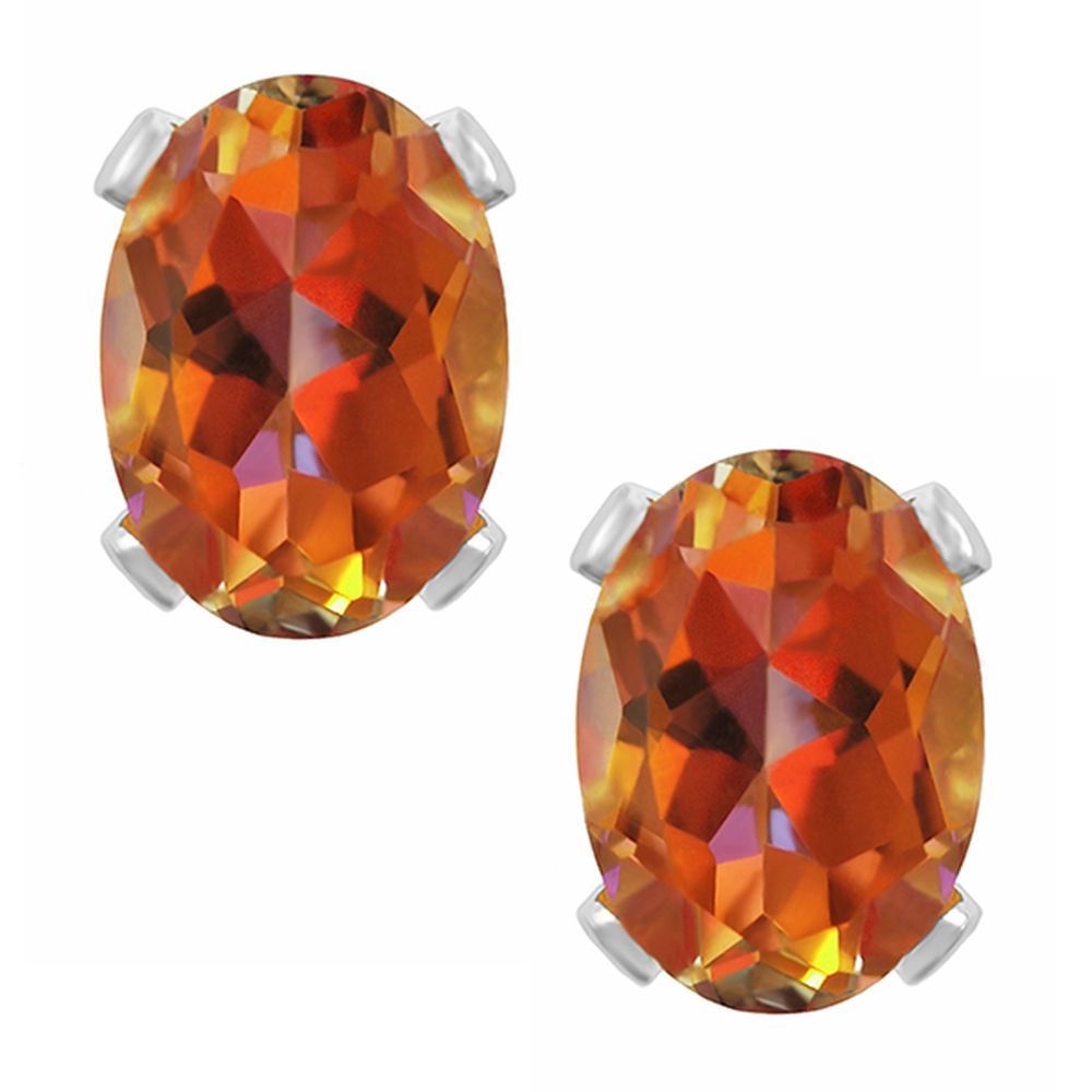 cameras vs 2.00 Ct Azotic Ecstacy Topaz Sterling Silver Earrings pic