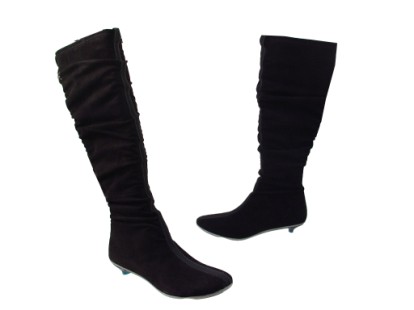 COLE HAAN WOMENS ABINGTON HIGH BOOT BLACK SUEDE SZ 8.5