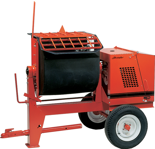 Crown 6hp Robin Gas 6PR Towable Mortar Mixer Poly