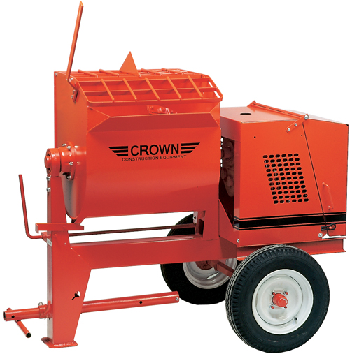 Crown 5-1/2hp Briggs Gas Engine 6S Mortar Mixer