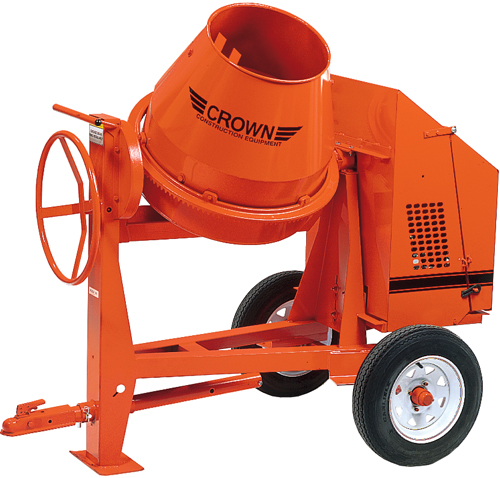 Crown 5-1/2hp Honda Gas C6 Concrete Mixer