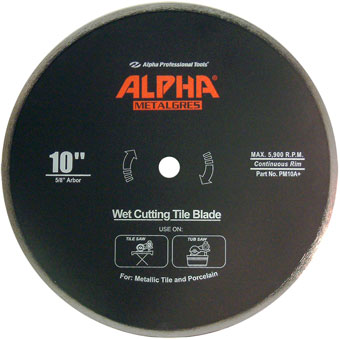 10 Alpha Metalgres Diamond Blade PM10A