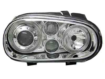 VW Golf GTI MK4 E-Code Angel Eye Projector Headlights