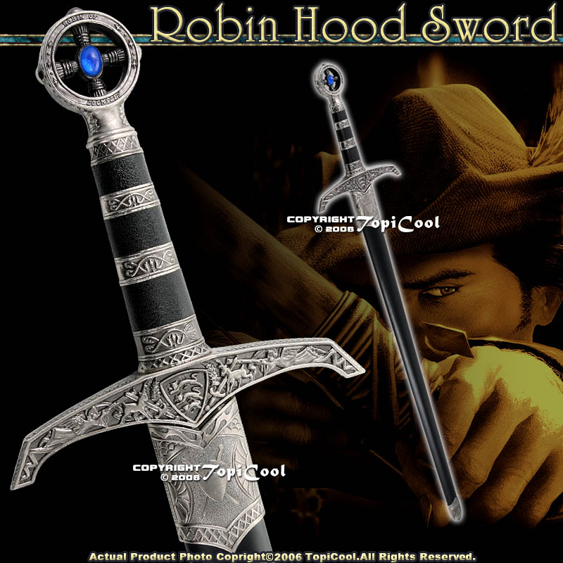 Robin Hood Sword w/ Sheath Medieval Crusader Knight