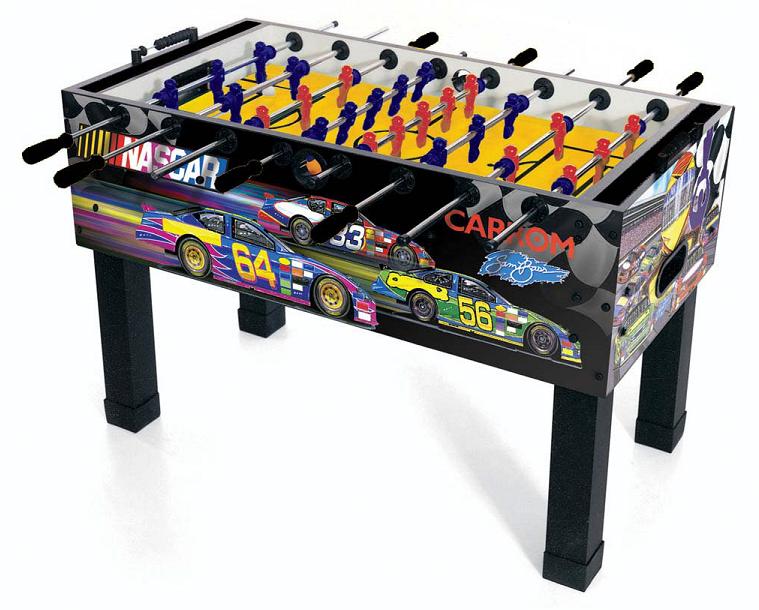 New Carrom Nascar Edition 55 Inch Foosball Table Soccer
