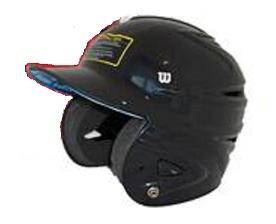 New Wilson A5220 NXT Youth Baseball Batting Helmet BLK