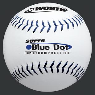 New Worth Super Blue Dot .47 Leather Softballs 72/case