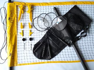 New Daytona Complete Pro Badminton Set Net System w/Bag
