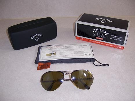 New Authentic Callaway C400 Golf Sunglasses Bronze