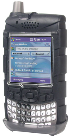 Speck Toughskin Ruggedized Palm Treo Smartphone 700W Skin Case Black T700W-BLK