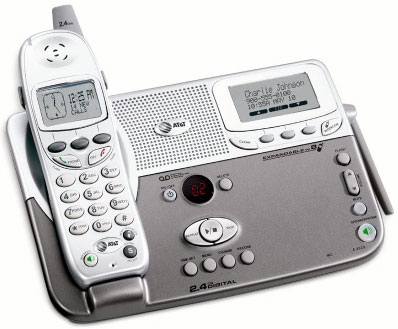AT&T E2525 2.4 GHz DSS Expandable Cordless Phone System: 1 Handset, Base Unit, Batteries